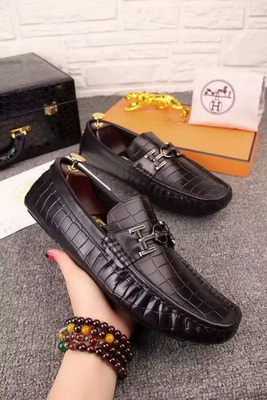 Hermes Business Casual Shoes--026